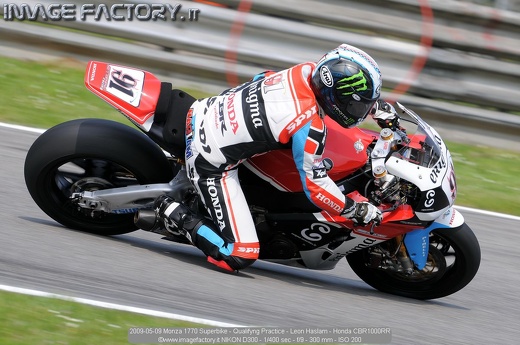 2009-05-09 Monza 1770 Superbike - Qualifyng Practice - Leon Haslam - Honda CBR1000RR